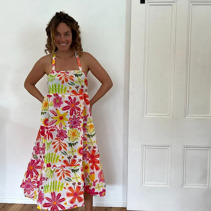 Olivia Dress - Lordy Dordie -Spring Flowers