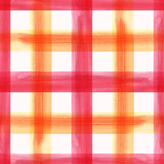 Table Cloth - Fizah Malik - Pink Gingham