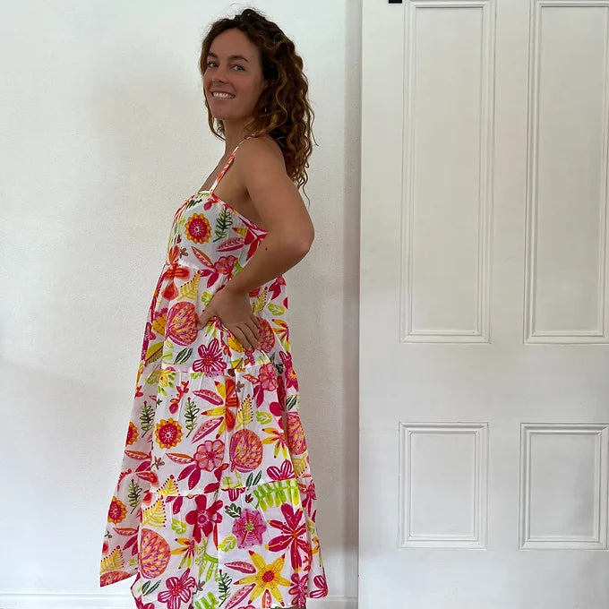 Olivia Dress - Lordy Dordie -Spring Flowers