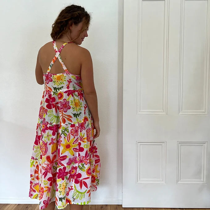 Olivia Dress - Lordy Dordie -Spring Flowers