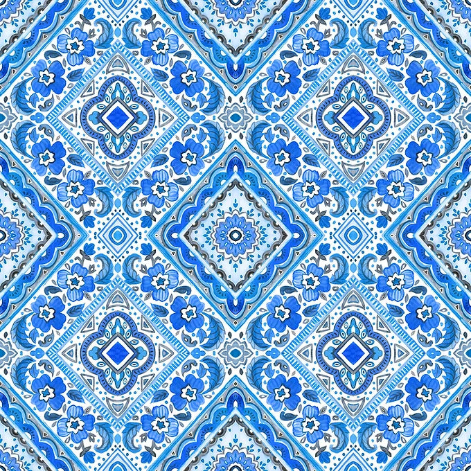Table Cloth - Fizah Malik - Blue Rani