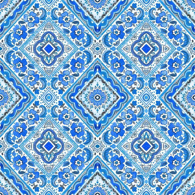 Table Cloth - Fizah Malik - Blue Rani