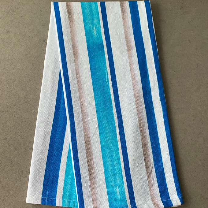 Tea Towel - Fizah Malik - Summer Blues