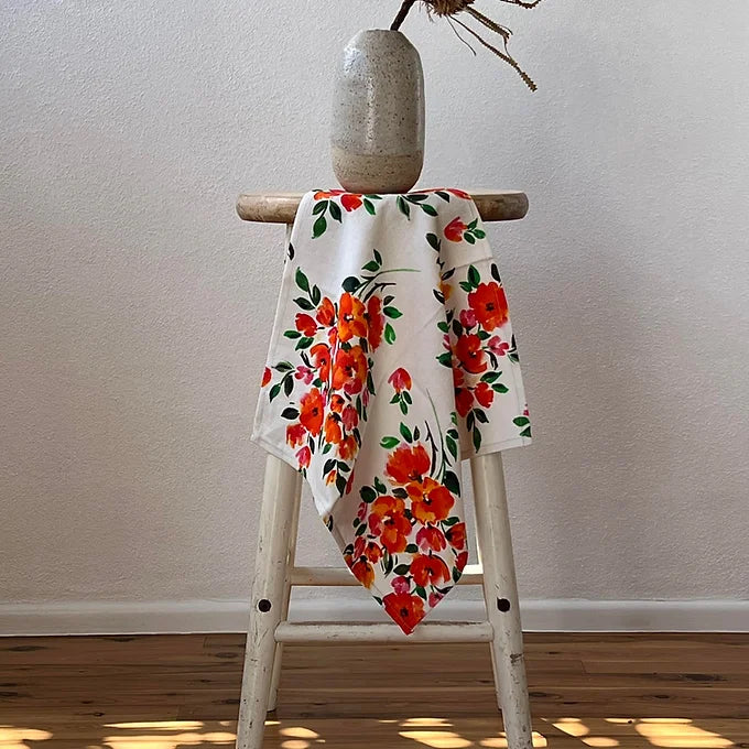 Napkin - Fizah Malik - Orange Poppy