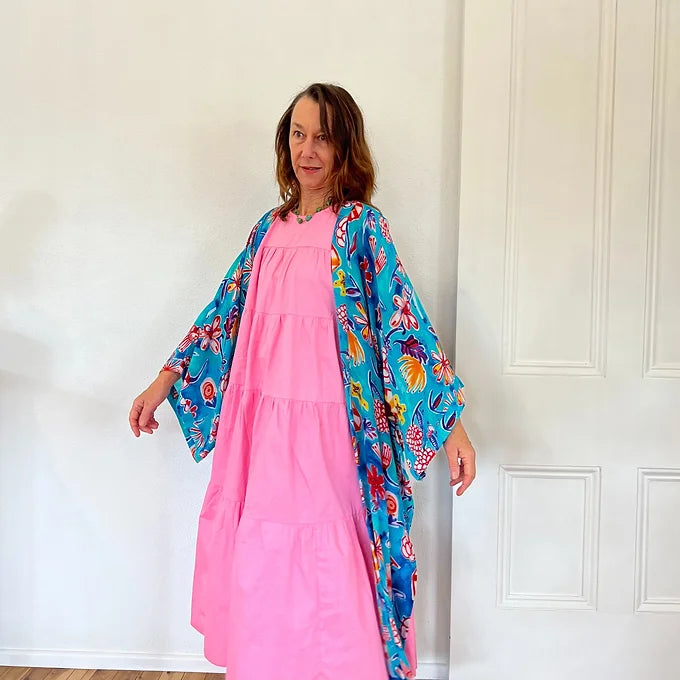 Zhuri Kimono - Lordy Dordie - Blue Springtime