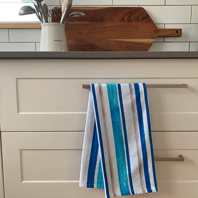 Tea Towel - Fizah Malik - Summer Blues