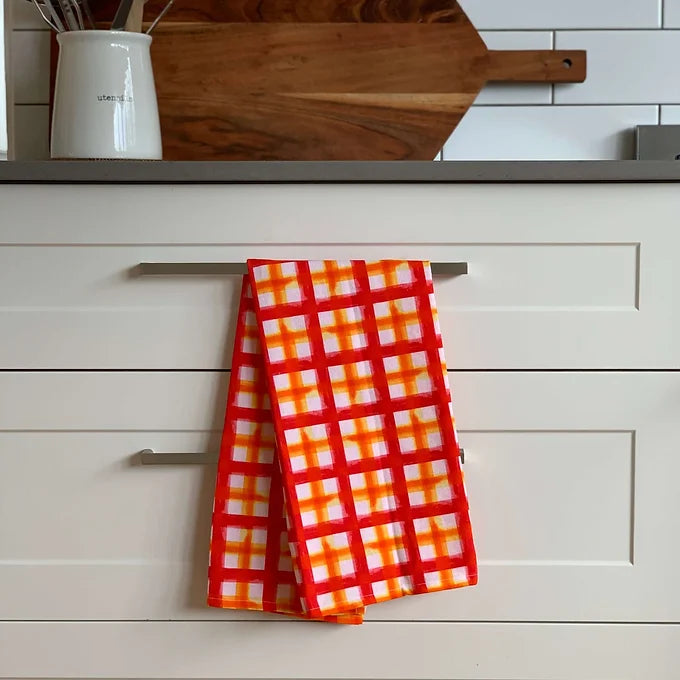 Tea Towel - Fizah Malik - Pink Gingham