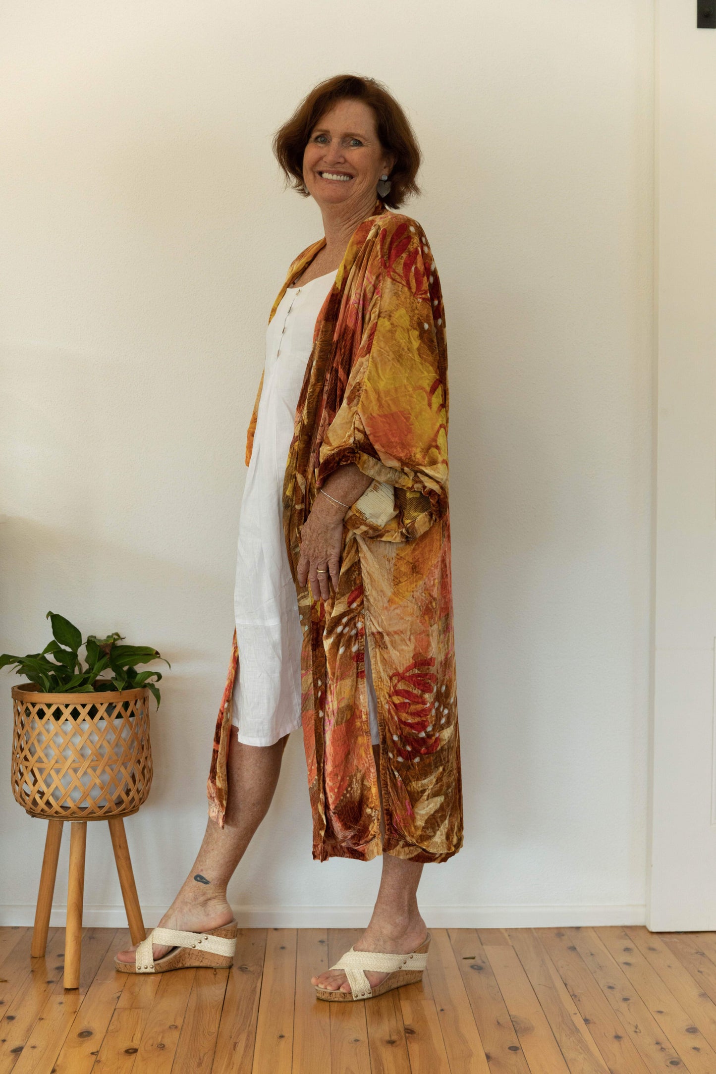 Velvet Kimono Long - Claire Bremner